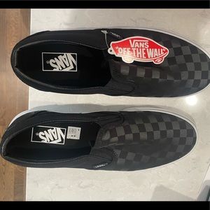 Vans Classic Slip-On Checkerboard/Black/Black
